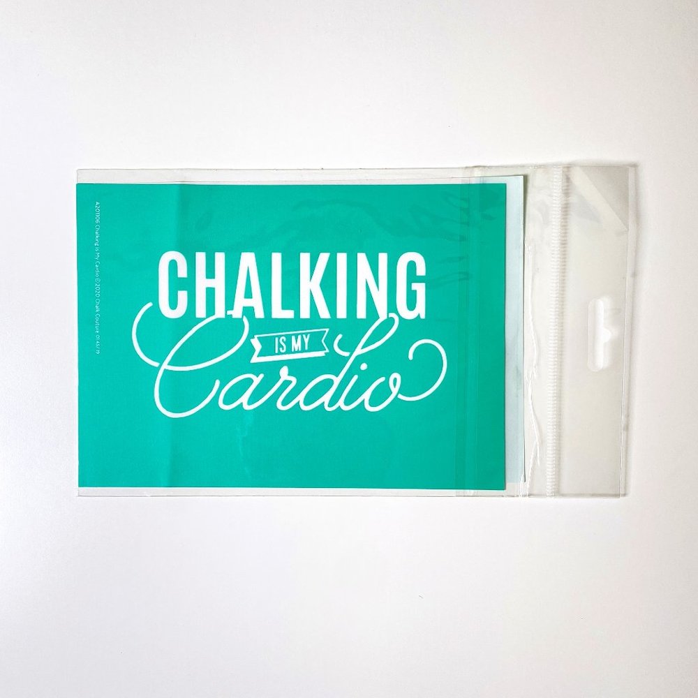 Chalk Couture A Size Transfer Chalking is My Cardio